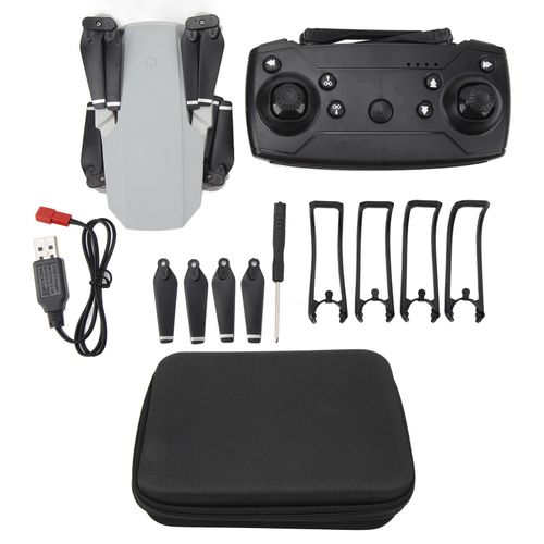 Mini Drone Noir E88 Avec Camera Fpv 4k, Pliable En 3d, Maintien D'altitude, Controle Automatique Par Application, Vue En Temps Reel, Quadricoptere Rc Avec Batterie Et Etui De Transport-Wjm