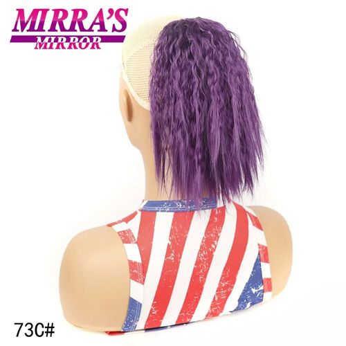 Queue De Cheval Synthétique Courte Afro Crépue Et Lisse Avec Cordon De Serrage, Queue De Cheval Naturelle, Extensions De Queue De Cheval Bouffante Afro Pour Femmes