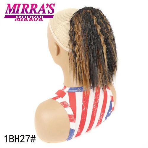 Queue De Cheval Synthétique Courte Afro Crépue Et Lisse Avec Cordon De Serrage, Queue De Cheval Naturelle, Extensions De Queue De Cheval Bouffante Afro Pour Femmes