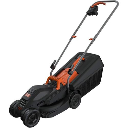 CHECARZHN--NO1-Tondeuse Filaire 1000W, Tondeuse À Gazon Electrique 32 Cm, 3 Hauteurs Réglables 20, 40 Et 60 Mm, Tondeuse Légère Avec Poignée Type Landau, Idéale Jusqu'À 300 M², Bemw351-Qs