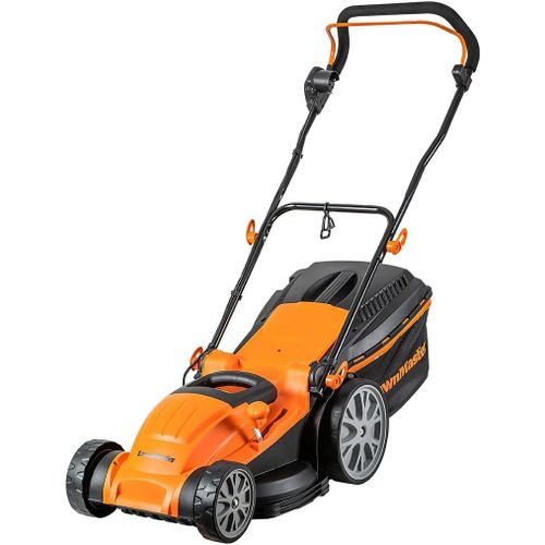 CHECARZHN--NO1-Meb1840M Tondeuse Électrique Gazon 1800W 40Cm, 6 Hauteurs Réglable 20-70Mm, 42L Bac De Ramas 2 Ans De Garantie