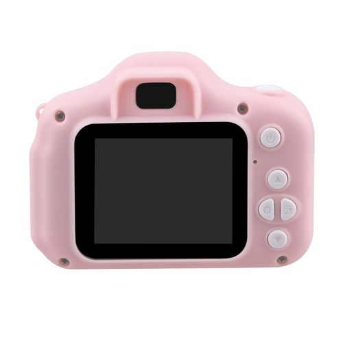 Camera pour enfants, support de synchronisation, fonctionnement a un bouton, camescope numerique educatif pour tout-petits, rose