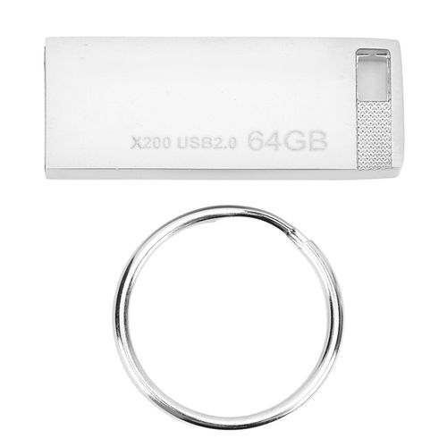 Cle USB 2.0 en alliage de zinc, extension de stockage portable pour ordinateur portable 64 Go