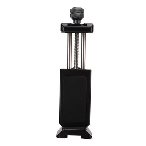 Adaptateur de trepied en metal VELEDGE V6, universel, pour telephone portable, trou de vis 1/4 po, sabot froid, clip pour smartphone, pour vlog