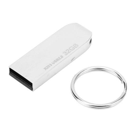 Cle USB X203 portable USB 2.0 en alliage de zinc pour ordinateur portable, tablette, travail quotidien, 32 Go