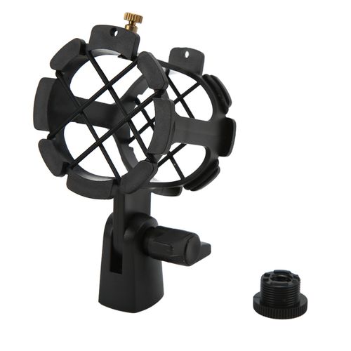 Support de microphone d'enregistrement, support antichoc en plastique pour microphone pour diffusion en direct