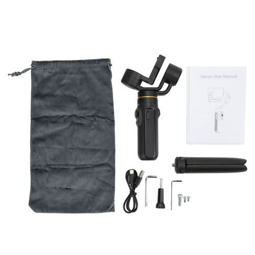 Stabilisateur portatif 3 axes avec moteur sans balais et trepied pour camera d'action Osmo