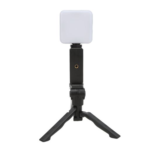 Kits de tournage video professionnels pour vlogging avec trepied et eclairage d'appoint pour enregistrement sur telephone portable