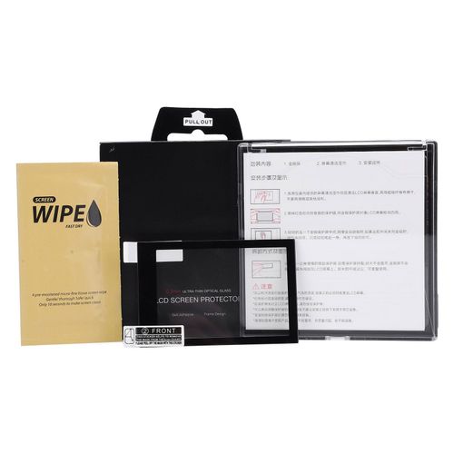 Protection d'ecran en verre trempe pour appareil photo Fujifilm X-T1/X-T2/X-A3/X-A20