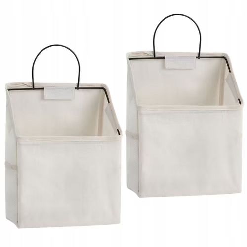 Organisateur de garde-robe suspendu Panier suspendu 2 pcs --Ouragan X