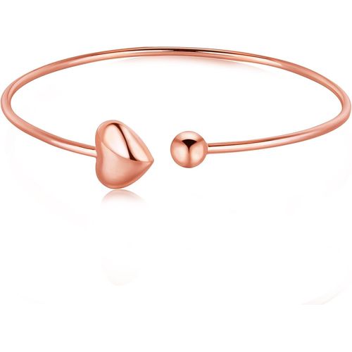 Bracelet Ouvert Bracelet En Forme De Coeur Bracelet Femme En Argent Massif Bracelet Ouvert Présent