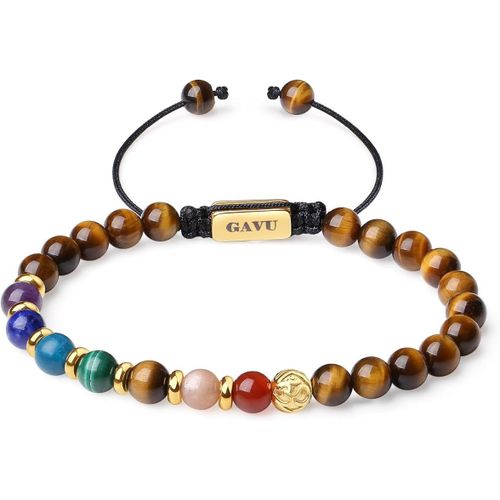 Bracelet Chakra ?il De Tigre Cordon Ajustable Un Xe