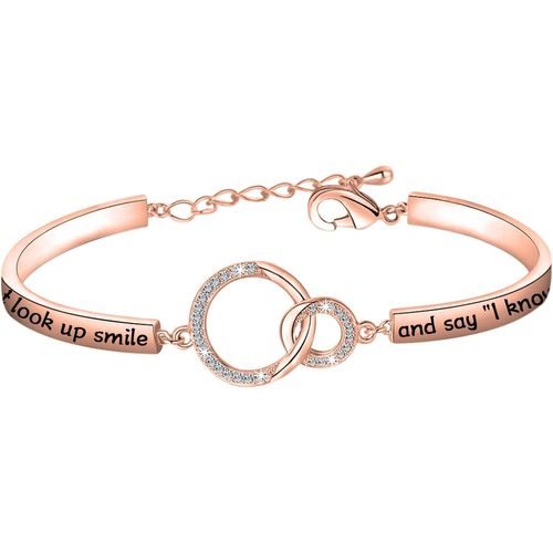Bracelet De Condoléances En Mémoire De Votre Bien-Aimé Sometimes I Just Look Up Smile And Say I Know That Was You Remembrance