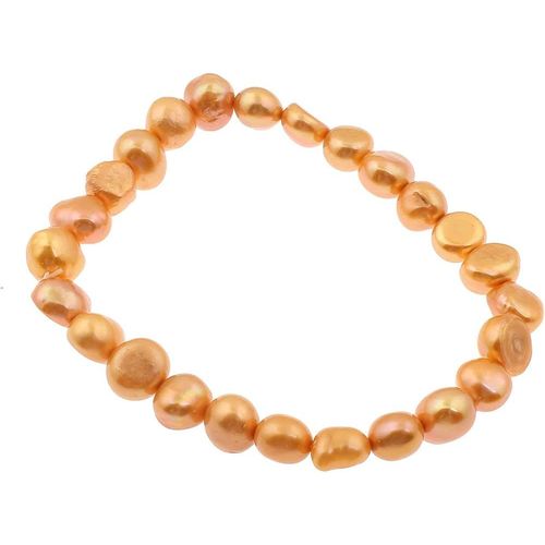 Superbe Bracelet Baroque En Perles D'eau Douce De 7 À 8 Mm Pour Femmes Et Filles
