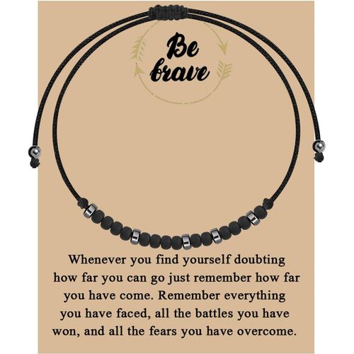 Be Brave Morse Code Bracelet Strength Bracelet Strong Women Bracelet Inspirational Gift