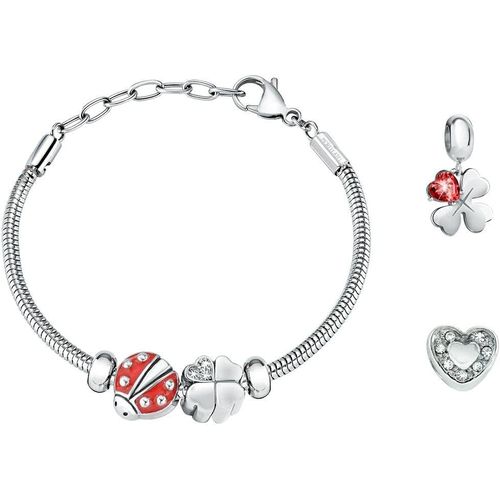Drops Bracelet Femme, En Acier, Zircons, Cristaux - Scz1141