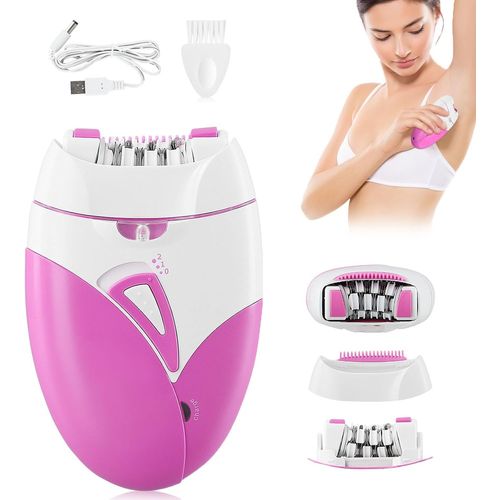 Épilateur Facial Pour Femme, Épilation Du Vi Sans Fil, Épilation Du Corps, Rasoir Électrique Rechargeable Pour Le Vi , Tondeuse Bikini Pour Bras, Jambes, Aisselles