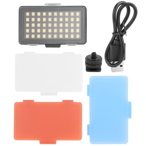 Lampe de remplissage photographique TELESIN PC pour camera d'action, accessoire d'eclairage pour vlog