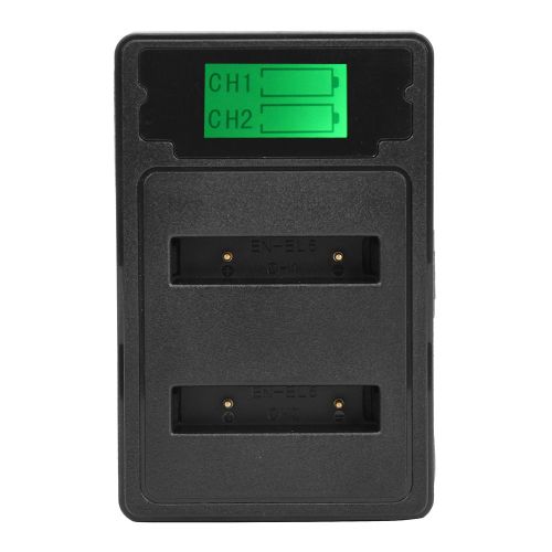 Chargeur USB double port type C pour ecran LCD EN-EL5 pour Nikon P90 P500 P510 P520 P5000 P5100 P6000 P4 P80 P530