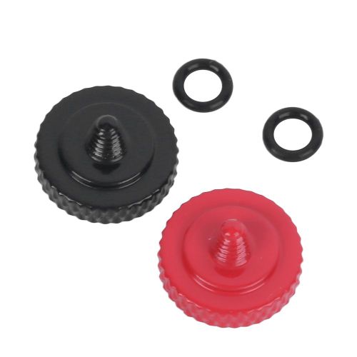 Bouton de declenchement pour appareil photo Fuji X Series, entierement en metal, avec anneau en caoutchouc, peinture noire et rouge