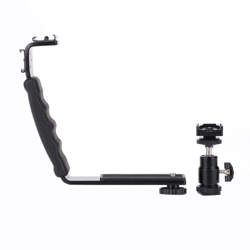 Support en metal anti-tremblement en forme de L pour appareil photo et camescope