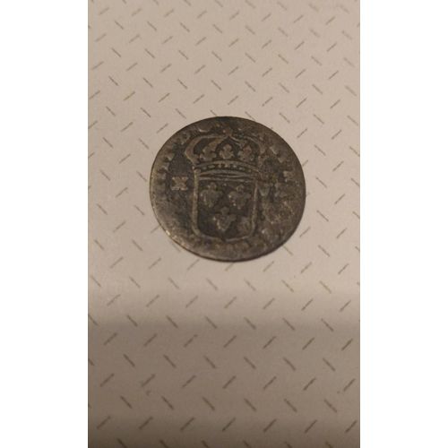 16 Deniers Louis 14 De Strasbourg ( 1696/1715), En Argent