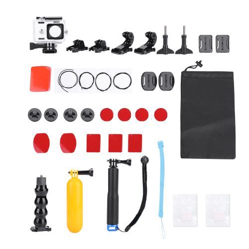 Boitier etanche pour camera d'action, kits d'accessoires de plongee pour GoPro Hero 5/6
