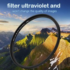 Filtre UV HD ultra-fin ZOMEI pour reflex numerique (77 mm)