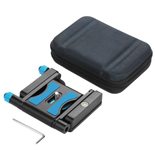 Tete de trepied inclinable pliable en alliage d'aluminium en forme de Z avec plaque a degagement rapide pour appareil photo et camescope