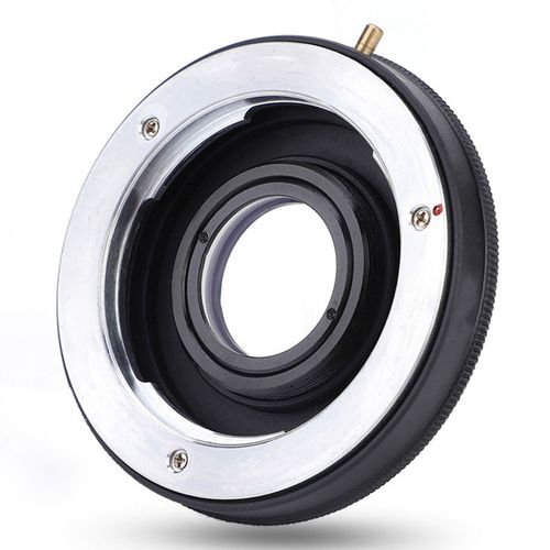 Bague d'adaptation pour appareil photo reflex numerique avec verre optique pour objectif Minolta MD (pour appareil photo a monture Canon EOS)