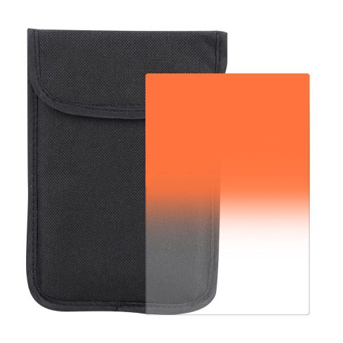 Filtre carre a densite neutre Zomei, filtre a lentille graduee Z System 100 x 150 mm (orange)