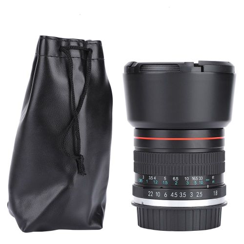 Objectif teleobjectif moyen 85 mm f/1.8 a mise au point manuelle plein format (pour monture Nikon F)