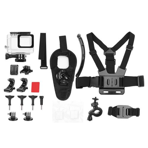 Boitier etanche pour camera d'action, kits d'accessoires de plongee pour GoPro Hero 5/6