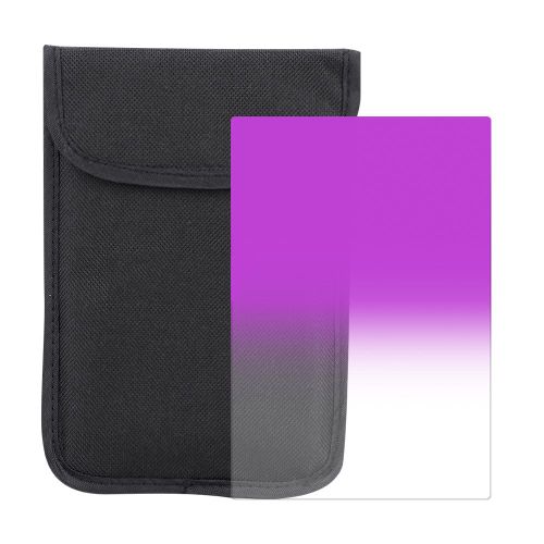 Filtre carre a densite neutre Zomei, filtre a lentille graduee Z System 100 x 150 mm (violet)