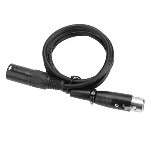 Cable d'alimentation XLR male a 4 broches vers XLR femelle, cordon d'alimentation durable pour appareil photo, 1 m
