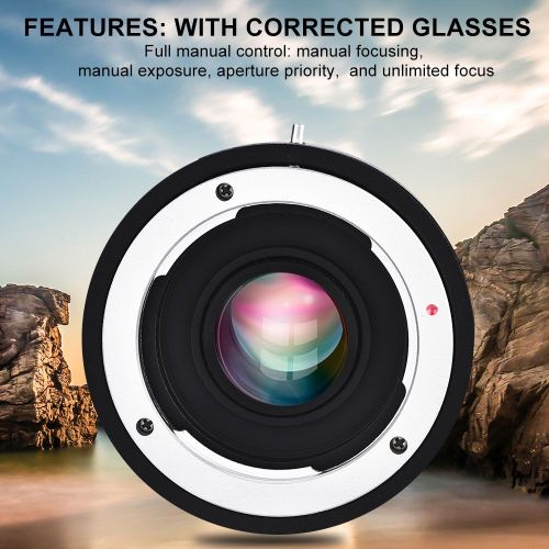 Bague d'adaptation pour monture d'objectif d'appareil photo pour objectifs Minolta MD et pour appareils photo reflex Nikon