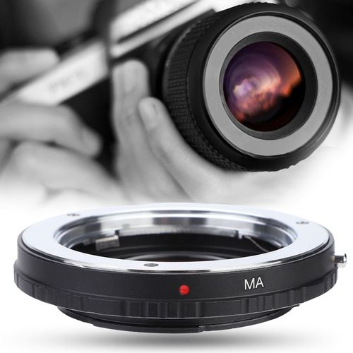 Bague d'adaptation pour appareil photo reflex numerique avec verre optique pour objectif Minolta MD (pour appareils photo Sony a monture AF)