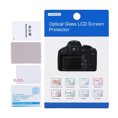 Film de protection d'ecran en verre trempe anti-rayures pour appareil photo reflex Nikon (PU5509)