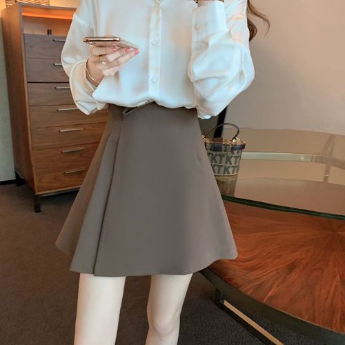 Chemise En Satin De Printemps Pour Femme, Chemise En Mousseline De Soie, Haut De Niche, Drapé De Soie, Chemise Blanche À Manches Longues