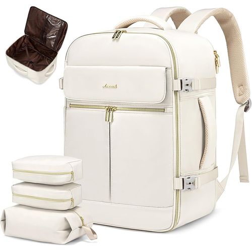 CHECARZHN--NO1-Sac A Dos Voyage Femme Homme, Grand 40L Sac À Dos Cabine Avion Bagages Val 45X36X20 Airback Packable Backpack Travel Pour Easyjet Ryanair, Sac Ordinateur Portable 17 Pouces