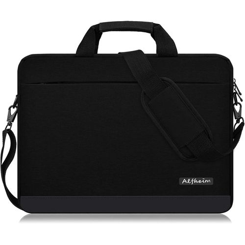 CHECARZHN--NO1-Sacoche Ordinateur Portable Pour Homme Femme 14 Pouces Travail Pc Porte Documents Avec Bandoulière Ceinture Netbook Ultrabook Compatible Avec Macbook Air/Macbook Pro14 Inch