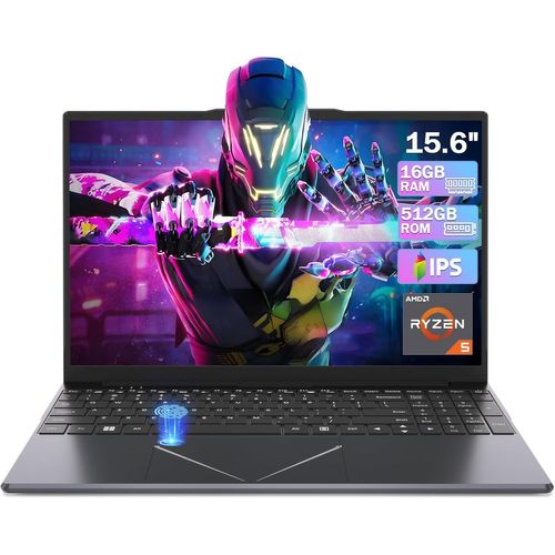 CHECARZHN--NO1-Ordinateur Portable De 15,6"" Amd Ryzen 5 3500U Processeur 16 Go Ddr4 512 Go Ssd, Pc Portable Graphique Intégré Amd Laptop Pc Avec Pr En Charge Touch Id 2.4/5G Wifi Bluetooth Usb 3.0 *