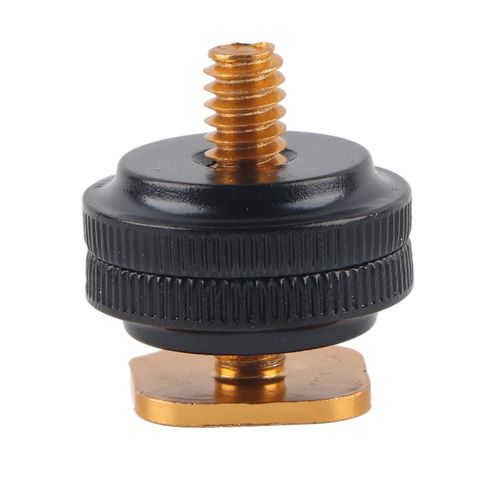 Adaptateur de griffe porte-accessoire pour trepied 1/4" pour flash