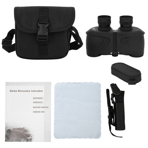 Jumelles de voyage 8x30 de qualite militaire, jumelles portables et etanches (noires)