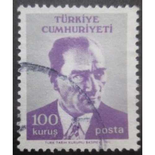 Turquie N°1996 Ataturk Oblitéré