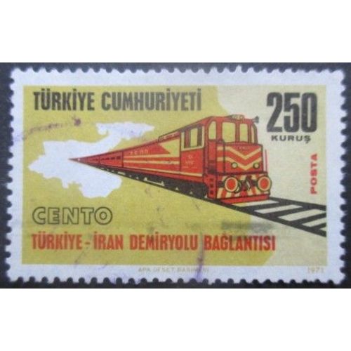 Turquie N°2009 Train Oblitéré
