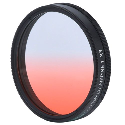 Filtre d'objectif universel a densite neutre et degrade de couleur pour OSMO/INSPIRE1 (rouge degrade)