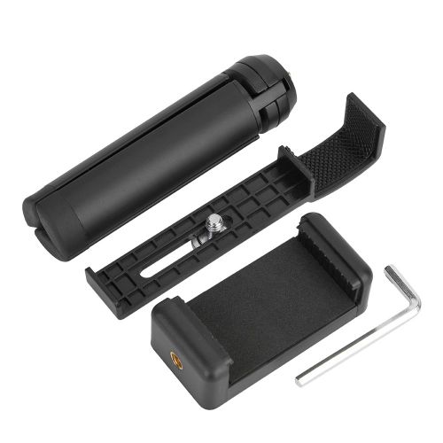 Tete de trepied en metal pour appareil photo OSMO Pocket avec support pour telephone portable de 6 a 10 cm de large