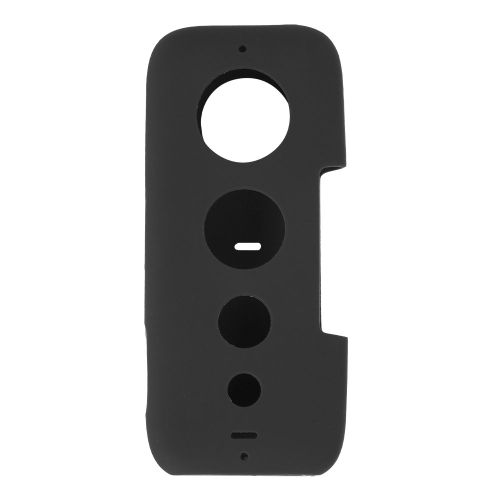 Etui de protection en silicone souple, anti-poussiere et antiderapant, pour camera Insta360 One X (noir)