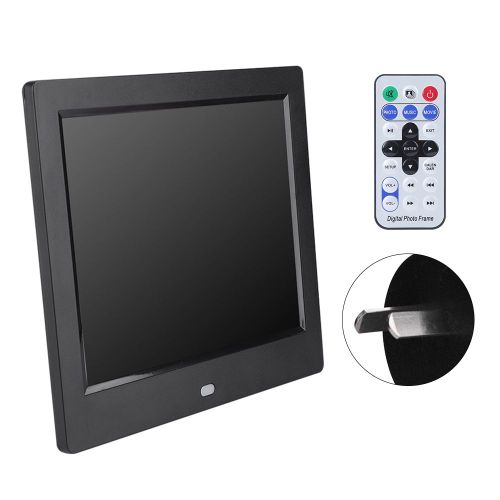 Cadre photo numerique multifonction HD 8 pouces, lecteur de musique et de films, Wi-Fi, cadeau